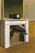 Ren Magritte - Le temps travers (1939)